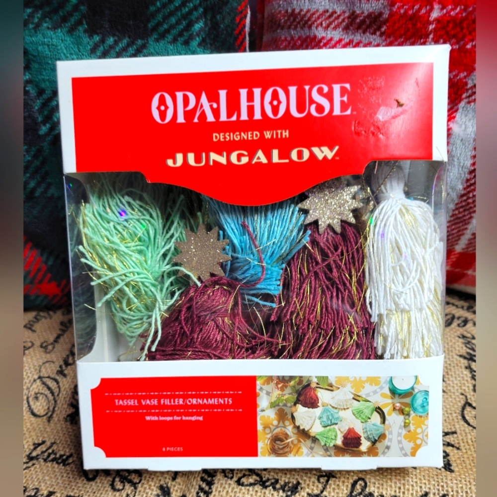 Opalhouse jungalow tassel vase filler/ornaments target 2022-multi colored